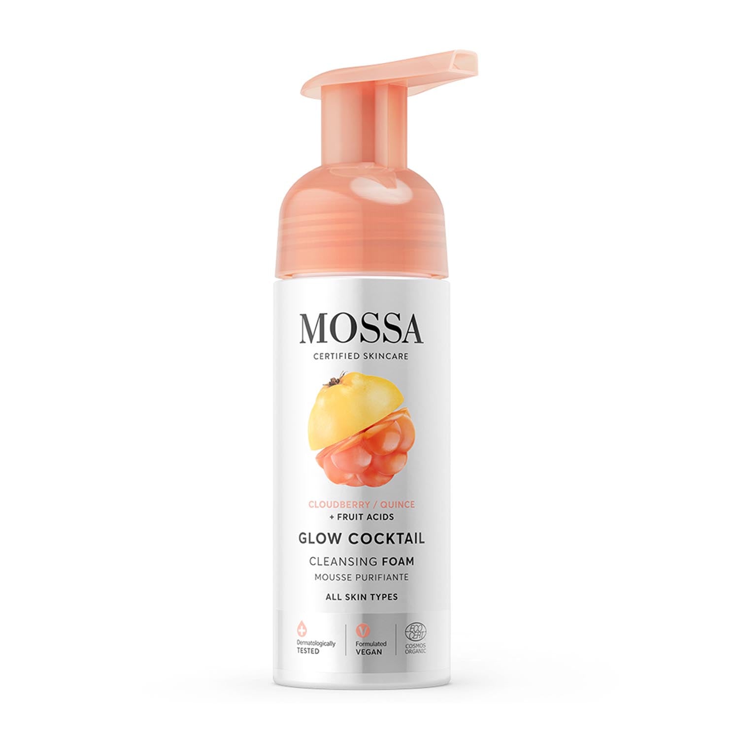 Mossa Glow Cocktail Espuma Limpiadora Morado 150Ml